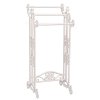 Clayre & Eef 4Y0224W Gastendoekhouder 40x37x91 cm Wit Rechthoek