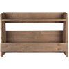 Clayre & Eef 5H0641 Wandplank 60x12x42 cm Bruin