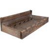 Clayre & Eef 5H0642 Wijnflessenrek 57x28x14 cm Bruin