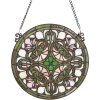 Clayre & Eef 5LL-6271 Tiffany Raamschildering Ø 30x1 cm Groen Rond