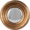 Clayre & Eef 62S200GO Spiegel Ø 24x7 cm Goudkleurige Ronde Wandspiegel