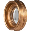 Clayre & Eef 62S200GO Spiegel Ø 24x7 cm Goudkleurige Ronde Wandspiegel