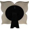 Clayre & Eef 62S266 Spiegel 21x2x21 cm Zilverkleurige Wandspiegel Bloem