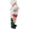 Clayre & Eef 65215 Decoratie Kerstman 26x16x46 cm Rood
