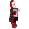 Clayre & Eef 65222 Decoratie Kerstman 16x8x28 cm Rood
