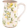 Clayre & Eef 6CE1530L Decoratiekan Geel Beige 20x14x23 cm