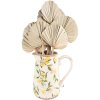 Clayre & Eef 6CE1530L Decoratiekan Geel Beige 20x14x23 cm