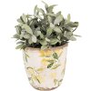 Clayre & Eef 6CE1532XS Decoratie Bloempot Ø 11x10 cm Geel