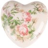 Clayre & Eef 6CE1542L Decoratie Hart 11x11x4 cm Roze - Beige