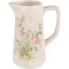 Clayre & Eef 6CE1543M Decoratiepot 15x10x19 cm Roze - Beige