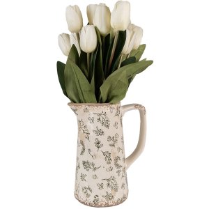 Clayre & Eef 6CE1547 Decoratie Pot 15x10x19 cm Groen...
