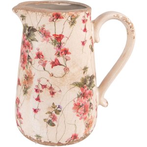Clayre & Eef 6CE1550M Decoratie Pot 16x12x18 cm Roze...