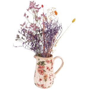 Clayre & Eef 6CE1550M Decoratie Pot 16x12x18 cm Roze...