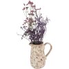 Clayre & Eef 6CE1552M Decoratie Pot 16x11x18 cm Roze - Beige