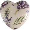 Clayre & Eef 6CE1554L Decoratie Hart 11x11x4 cm Paars - Groen