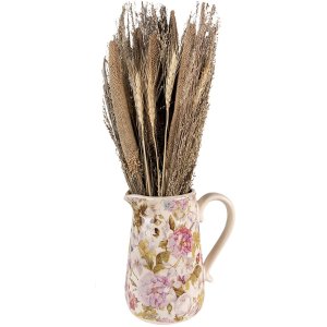 Clayre & Eef 6CE1559L Decoratie Pot 20x14x23 cm Roze...