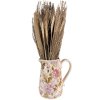 Clayre & Eef 6CE1559L Decoratie Pot 20x14x23 cm Roze - Beige