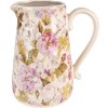Clayre & Eef 6CE1559M Decoratie Pot 16x11x18 cm Roze - Beige