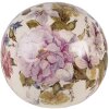 Clayre & Eef 6CE1560M Decoratieve bol keramiek roze beige Ø 12x11 cm Rond