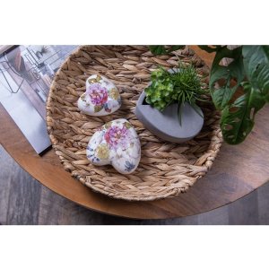 Clayre & Eef 6CE1561M Decoratie Hart 8x8x4 cm Roze -...