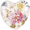 Clayre & Eef 6CE1561M Decoratie Hart 8x8x4 cm Roze - Beige