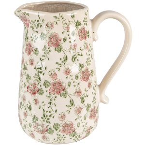 Clayre & Eef 6CE1563L Decoratiepot 20x14x23 cm Roze -...