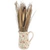 Clayre & Eef 6CE1563L Decoratiepot 20x14x23 cm Roze - Beige
