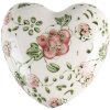 Clayre & Eef 6CE1565M Decoratie Hart Roze Beige 8x8x4 cm Keramiek Antiek