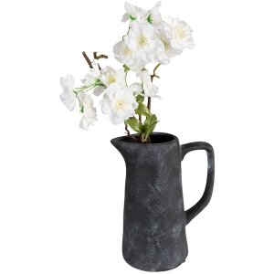 Clayre & Eef 6CE1582L Decoratiekan 20x13x25 cm Grijs...