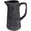 Clayre & Eef 6CE1582L Decoratiekan 20x13x25 cm Grijs Keramiek