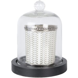 Clayre & Eef 6GL4038 Glazen bel Ø 10x14 cm...