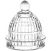 Clayre & Eef 6GL4218 Glazen bel Ø 9x10 cm Transparant Rond