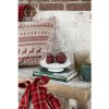Clayre & Eef 6GL4222 Voorraadpot kerstboom Ø19x29cm glas landelijke stijl