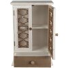 Clayre & Eef 6H2183 Boekenkast 32x13x51 cm Wit - Bruin