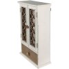 Clayre & Eef 6H2183 Boekenkast 32x13x51 cm Wit - Bruin