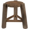 Clayre & Eef 6H2216 Bloembak tafel Ø 18x21 cm Bruin