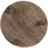 Clayre & Eef 6H2225 Bloembak tafel Ø 33x6 cm Bruin