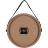Clayre & Eef 6KL0781 Wandklok Ø 30x4 cm - 1xAA Bruin