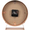 Clayre & Eef 6KL0782 Tafelklok 20x6x24 cm - 1xAA Bruin