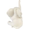 Clayre & Eef 6PR3820 Decoratie Olifant 8x6x10 cm Wit - Roze