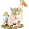 Clayre & Eef 6PR3844 Decoratie Konijn 12x6x13 cm Bruin-Geel