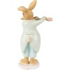 Clayre & Eef 6PR3852 Decoratie Konijn 8x5x16 cm Groen-Bruin