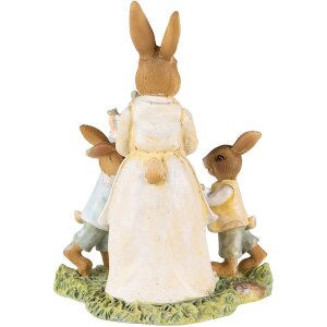 Clayre & Eef 6PR3854 Decoratie Konijn 12x8x15 cm Geel-Bruin