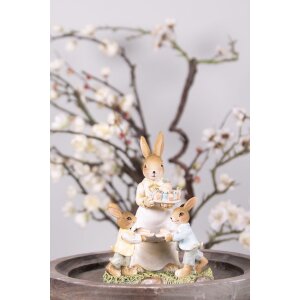 Clayre & Eef 6PR3854 Decoratie Konijn 12x8x15 cm Geel-Bruin