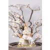 Clayre & Eef 6PR3854 Decoratie Konijn 12x8x15 cm Geel-Bruin