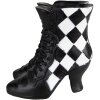 Clayre & Eef 6PR3890 Decoratieschoenen 15x12x15 cm Zwart-Wit