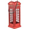 Clayre & Eef 6Y4948 Flessenhouder Telefoon Box 11x11x29 cm Rood