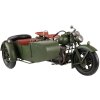 Clayre & Eef 6Y4962 Model motorfiets met zijspan 38x26x18 cm Groen