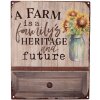 Clayre & Eef 6Y5222 Tekstbord 20x1x25 cm Bruin