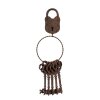 Clayre & Eef 6Y5422 Decoratie Sleutelhanger 12x6x35 cm Bruin